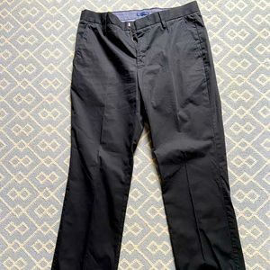 Mens Black Cotton Pants